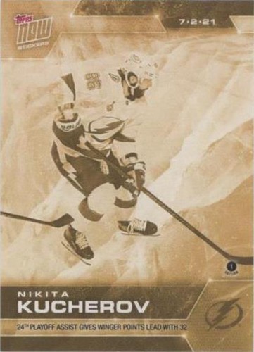 2020-21 Topps Now NHL Stickers - Nikita Kucherov #222G