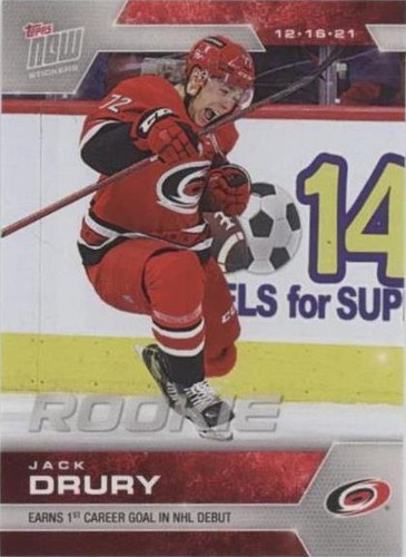 2021-22 Topps Now NHL Stickers - Jack Drury #165