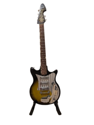 Teisco MJ-3L 2 Tone Sunburst Electric Guitar 1965 Used
