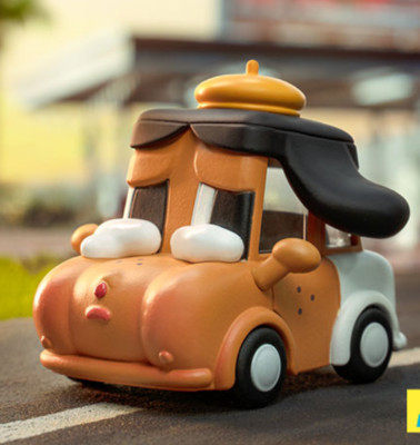POP MART X POPCAR Happy Weekend collection Cry Baby BrownVer. design Toys Gift