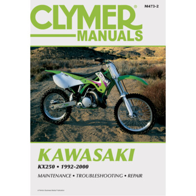 Clymer M473-2 Service Shop Repair Manual Kawasaki KX250 1992-2000