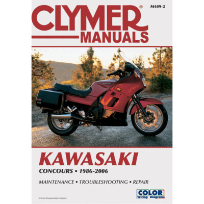 Clymer M409 Service Shop Repair Manual Kawasaki ZG1000 CONCRS 86-06