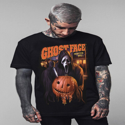 THE BEST COLLECTION OF HORROR HALLOWEN BLACK T SHIRTS