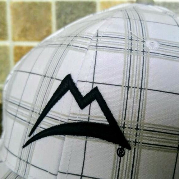 Coors Light Superb White Cap, Hat, Plaid. One Size. (Last One available)