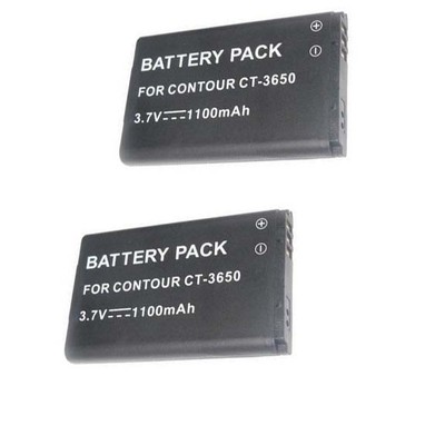 TWO 2 Batteries for VholdR Contour+ Contour+2 Plus HD Helmet Camera #1500 #1700