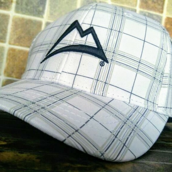 Coors Light Superb White Cap, Hat, Plaid. One Size. (Last One available)