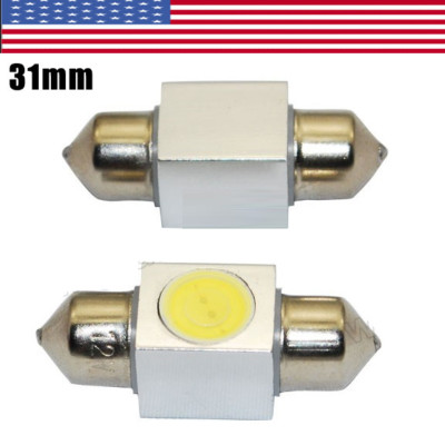 6 T10 LED Blue 31mm Festoon 3021 3022 Interior Dome Map Lights Bulb Lamp DE3175