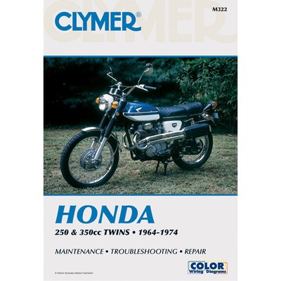 Clymer M322 Service Shop Repair Manual Honda 250-350cc Twins 64-74