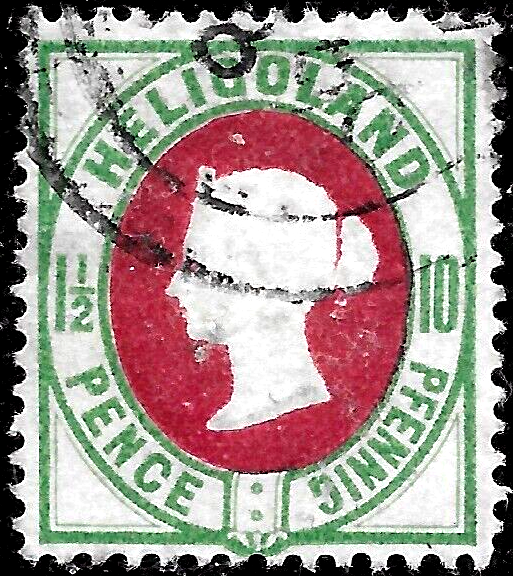 1875 HELIGOLAND LOCAL MI#14 Used 