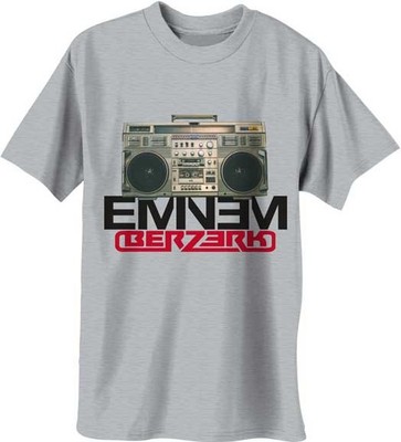 EMINEM - BoomBox Berzerk - T SHIRT S-M-L-XL-2XL Brand New - Official T Shirt