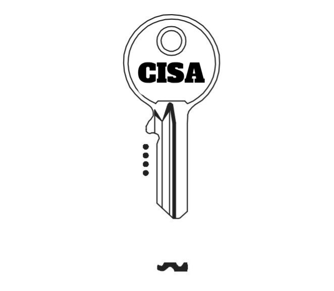 2X CISA Key Blank For Cutting Suitable For C4PD, Silca CS6, JMA CI-4DP, HD D9CS
