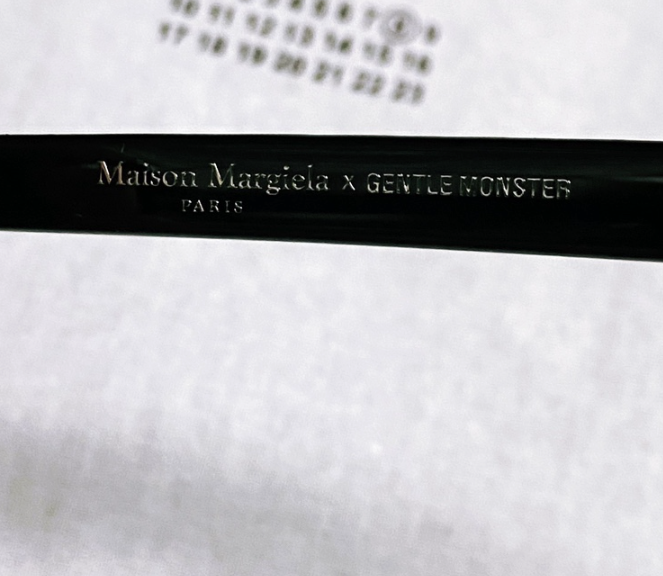 Pre-owned Maison Margiela Gentle Monster X  Mm011 Clear Black Mm011-01 In Muticolor