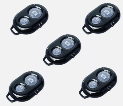 5 Pcs Bluetooth Shutter Remote Selfie Control Button Tripod iPhone Camera Phone