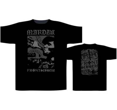 Marduk Frontshwein Bottle Swedish Black Death Metal Music T Shirt RAZ-MRK-1003