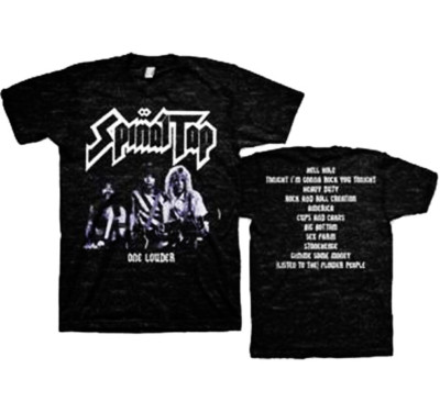 SPINAL TAP - Studio Canal:T-shirt - NEW - MEDIUM ONLY
