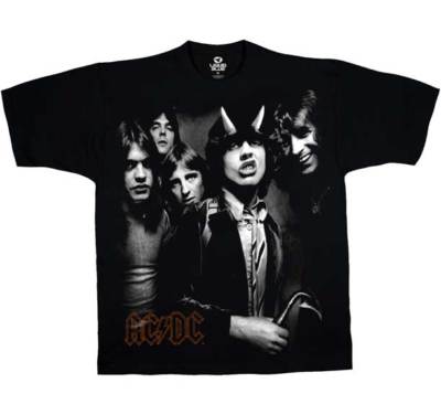 AC-DC Highway Group T SHIRT S-M-L-XL-2XL New Official Liquid Blue Merchandise