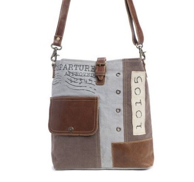 Myra Bag 9958 LAS PLACITAS Canvas Shoulder Bag Crossbody