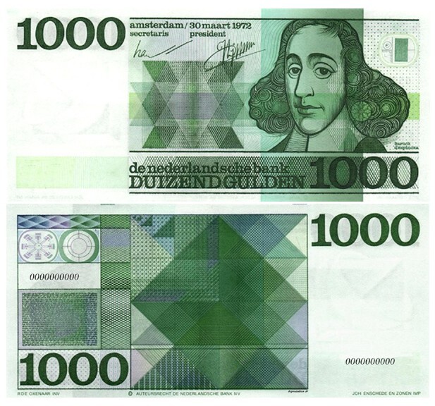 1000, Amsterdam, Duizend Gulden, De Nederlandsche Bank, 1972, Reproduktion