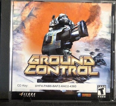 Ground Control Computer PC Game 2000 Sierra Studios - CD and Instructions Incld 