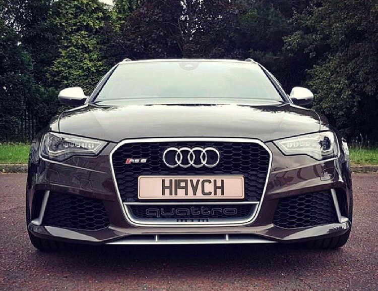 Audi Number Plate