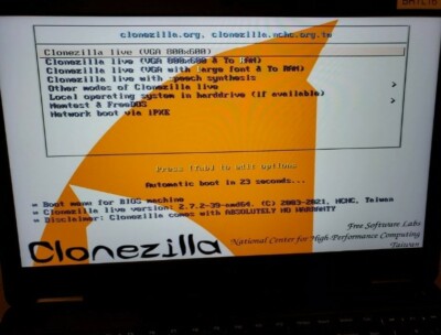 Clonezilla 64 Bit Bootable Image, Restore, Backup - Windows/Linux 32GB USB Stick