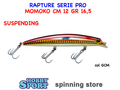 MOMOKO 120 RAPTURE COL. GCM MINNOW 16,5 GR SUSP. SPINNING MARE SPIGOLA 18005387