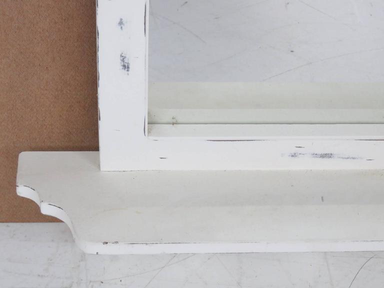 Swedish Style Hanging Mirror with Shelf