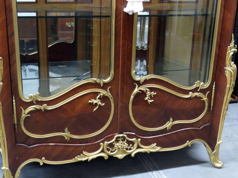 Signed Francois Linke Louis XV Cabinet