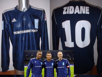 10 ZIDANE - 2007 UNDP Charity Match Against Poverty Un Worn