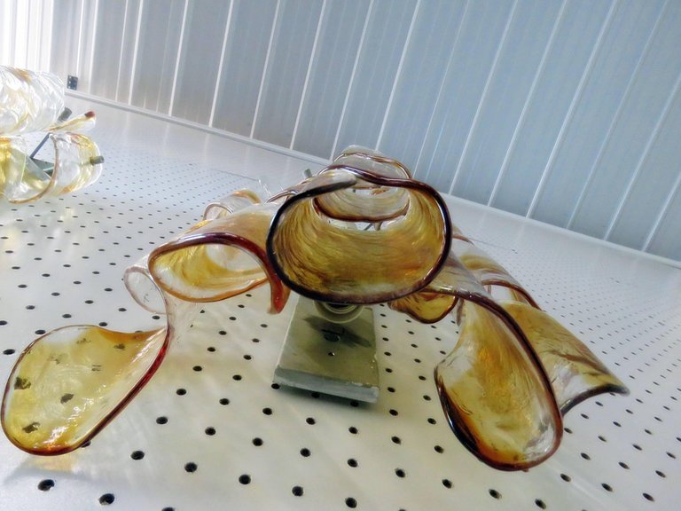 Pair of Mazzega Torciglione Murano Glass Sconces