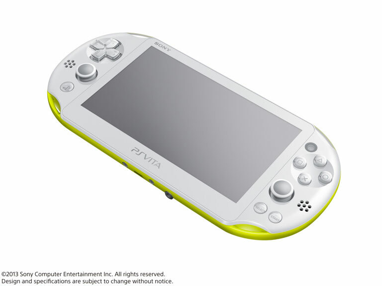 USED PS Playstation vita Wi-Fi model LIME GREEN WHITE PCH