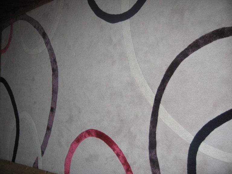 Large B&Q Rug Soho Beige, Brown, Red, Cream 8ft x 5ft in Chandlers