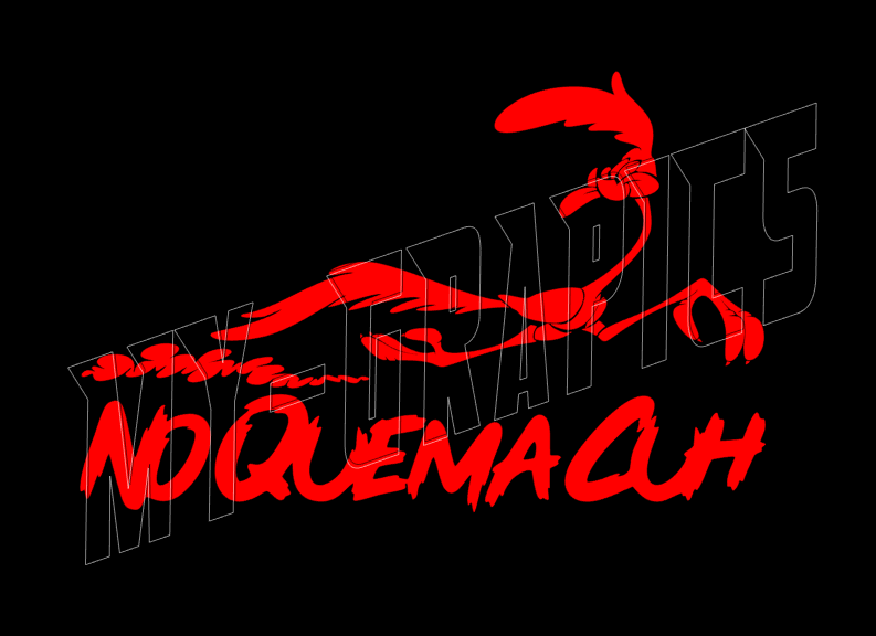 NO QUEMA CUH ROADRUNNER RED DECAL 8" | eBay