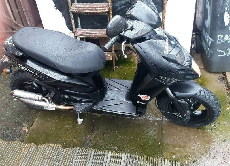 Piaggio Typhoon 50cc 2T 50 CBT Learner legal moped scooter in