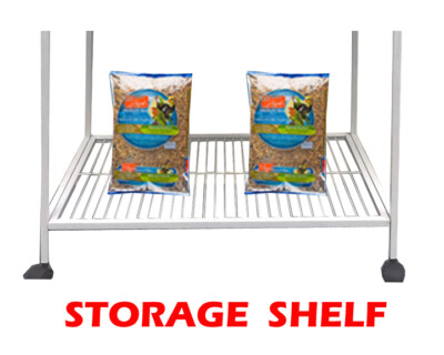 X-LARGE 64" Bird Parrot Flight Breeder Cage Breeding Doors With Rolling Stand