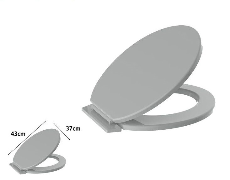 Sedile Coprivaso Wc Water Copriwater Bagno In Pvc Universale Grigio dfh