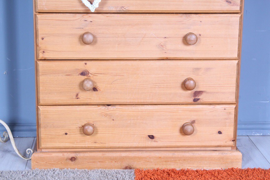 Delivery Options 6 Drawer Solid Pine Chest Of Drawers Tongue