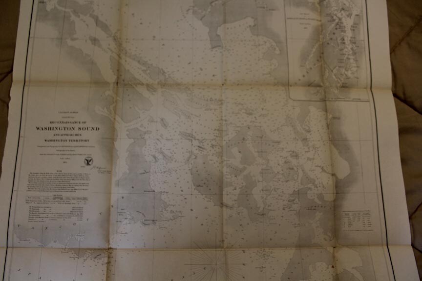 1862 Reconnaissance of Washington (Puget) Sound & Approach Washington Territory