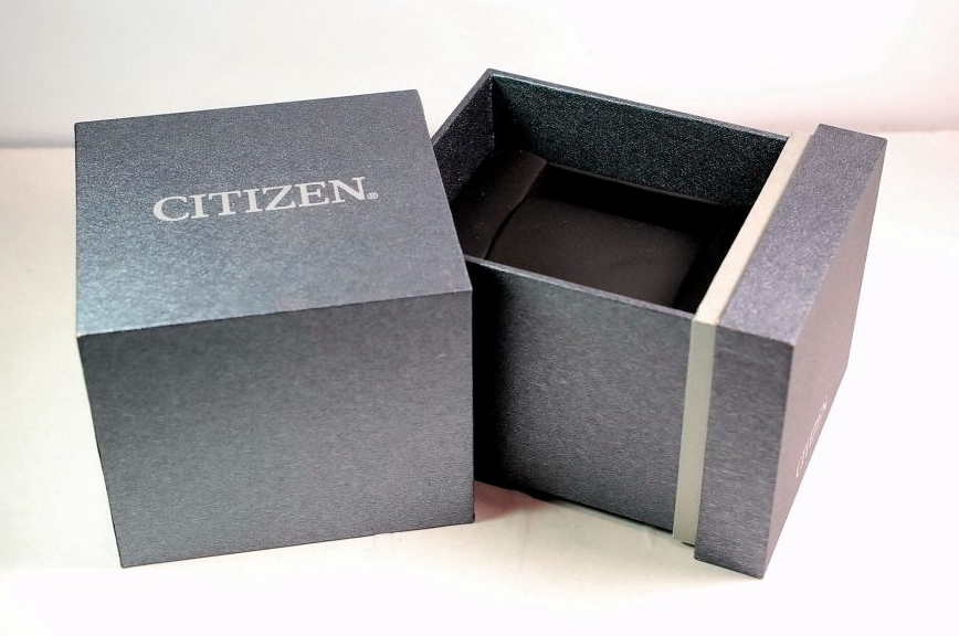 Pre-owned Citizen Super Titanium Sapphire Zenshin Chronograph Salmon Dial Watch Ca4610-85z