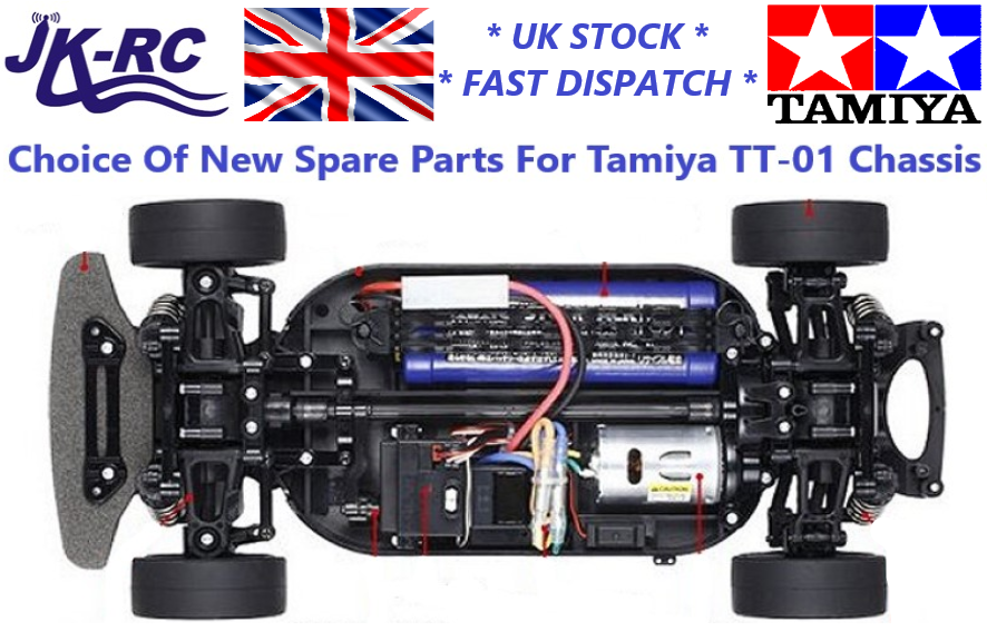 CHOICE* Of New Genuine Spare Parts For Tamiya 'TT-01 / TT01 CHOICE* Of New Genuine Spare Parts For Tamiya 'TT-01 / TT01