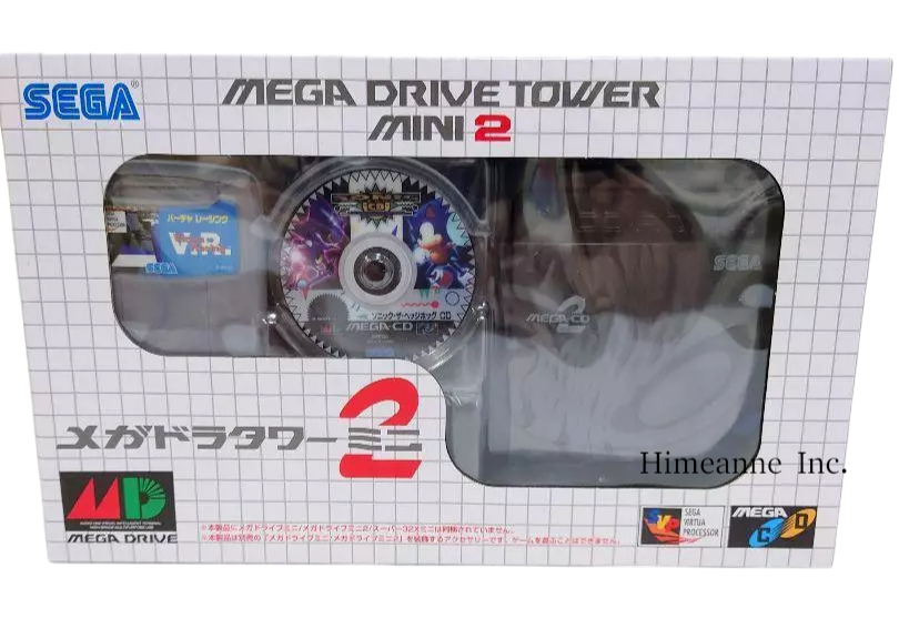 Sega Mega Dora Tower Mini 2 CD retro game [No Mega Drive