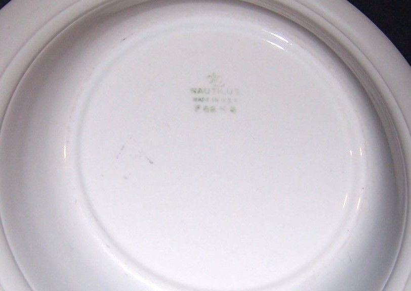 Vintage Homer Laughlin Nautilus Gardenia Soup Plate
