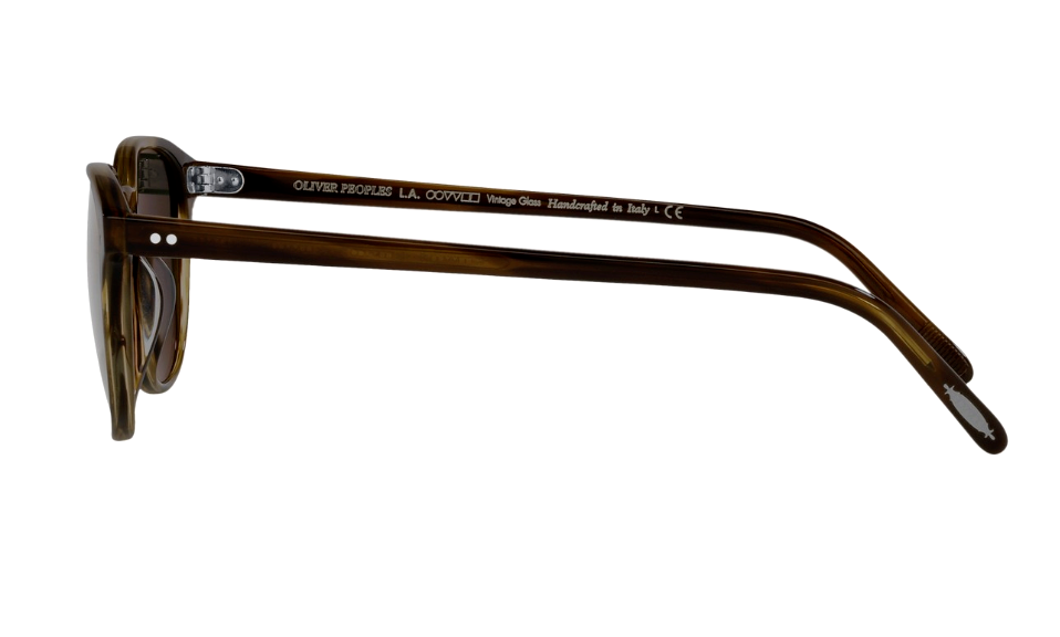 Pre-owned Oliver Peoples Fairmont Sun Bark / G-15 Ov5219s 167752 49mm