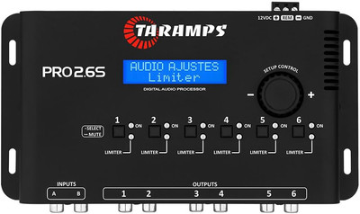 Taramp's Pro 2.6S Digital Signal Processor Equalizer 3-band Graphic Equalization