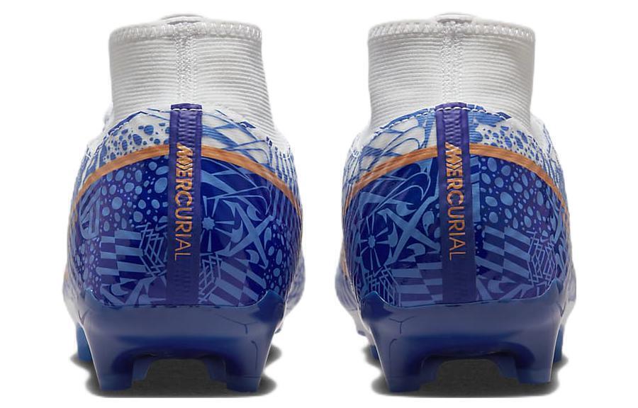 Pre-owned Nike Zoom Mercurial Superfly 9 Academy Cr7 Mg Azulejo - Dq5308-182 Men's Shoes In Blue