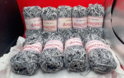 Lot of 9 Spring Brook Yarns Bouquet Skeins Natural Slate # 305 New