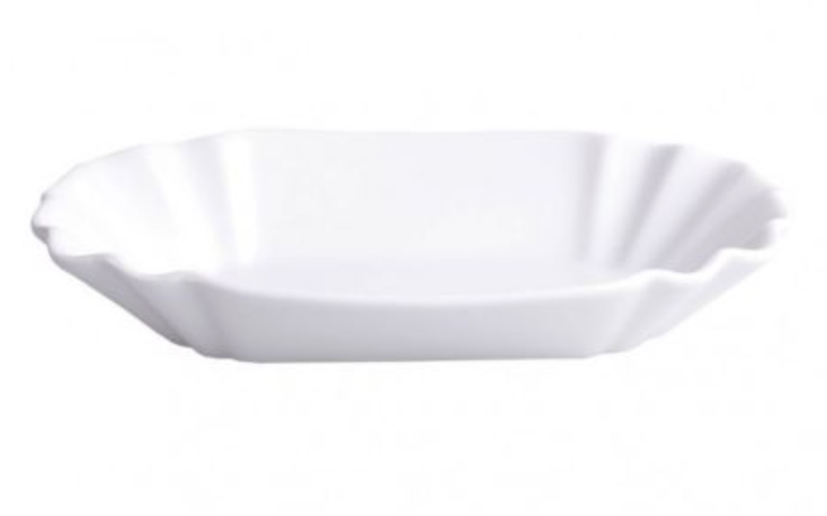 3er Set Pommesschalen Currywurst Schale Porzellan Porzellanteller Pommes Schale