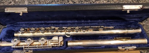 Used Gemeinhardt Solid Silver Open Hole Flute 3SB #671926