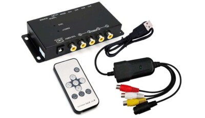 Mini 4-Channel USB Quad Video DVR Adapter For Computer