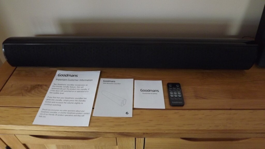 Goodmans 50W bluetooth soundbar in Broadstone, Dorset Gumtree